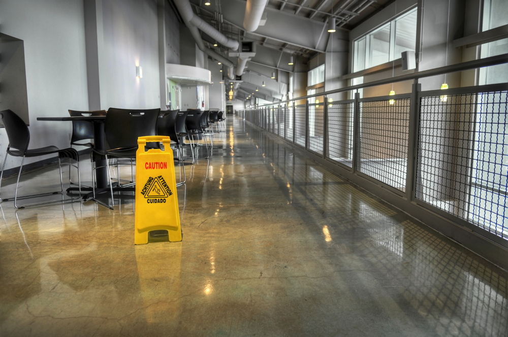 Common Head Injuries Caused By Slip and Fall Accidents - Long open hallway