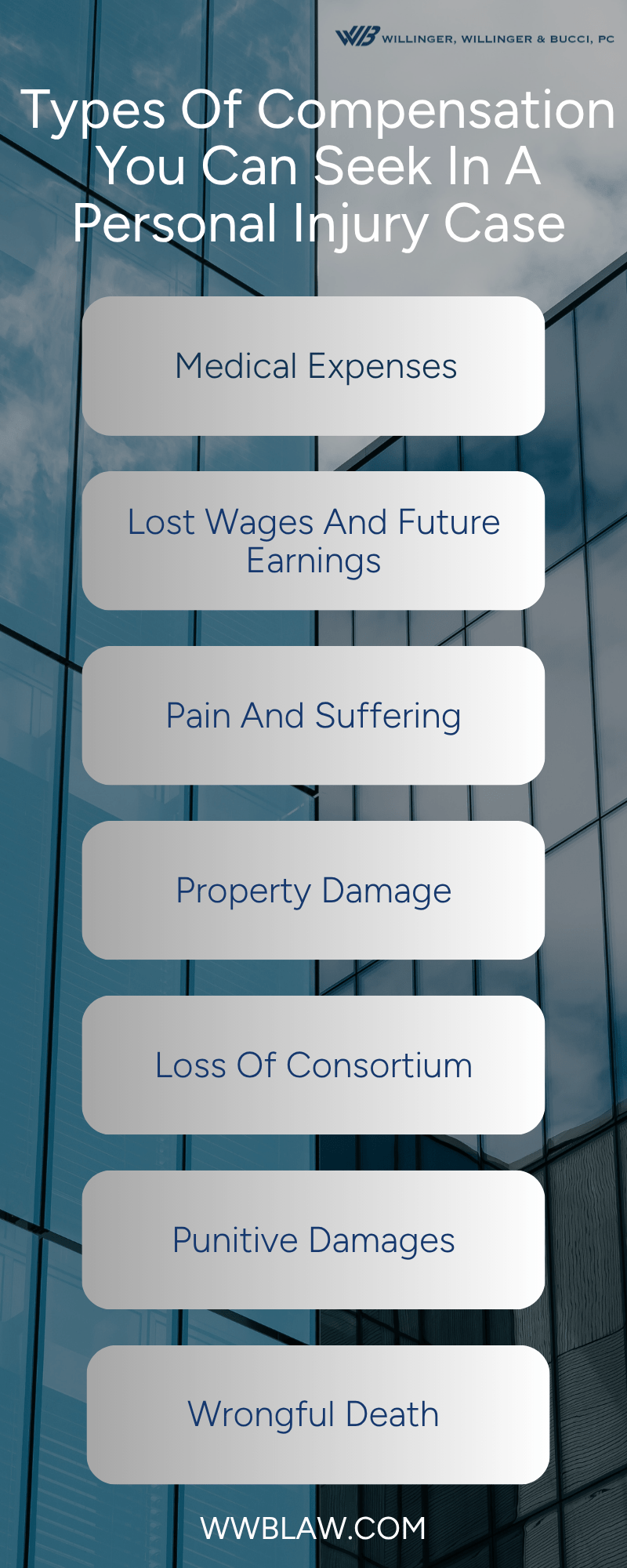 Types Of Compensation You Can Seek In A Personal Injury Case Infographic